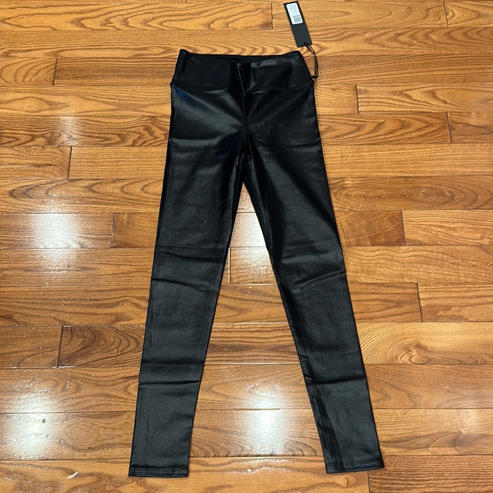 Liquid leggings- Black Gloss. Never worn with tags. Size S.